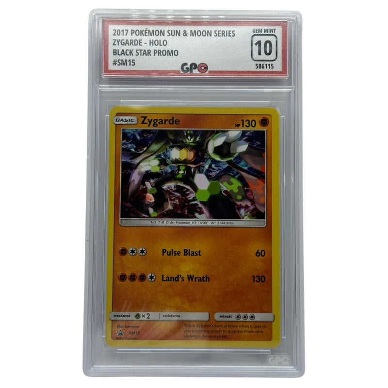 GPC 10 Zygarde Holo #SM15 | 2017 Sun & Moon Series | SM Black Star Promo