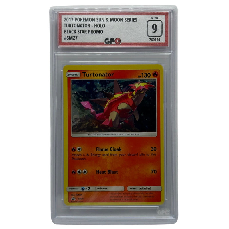 GPC 9 Turtonator Holo #SM27 | 2017 Sun & Moon Series | SM Black Star Promo