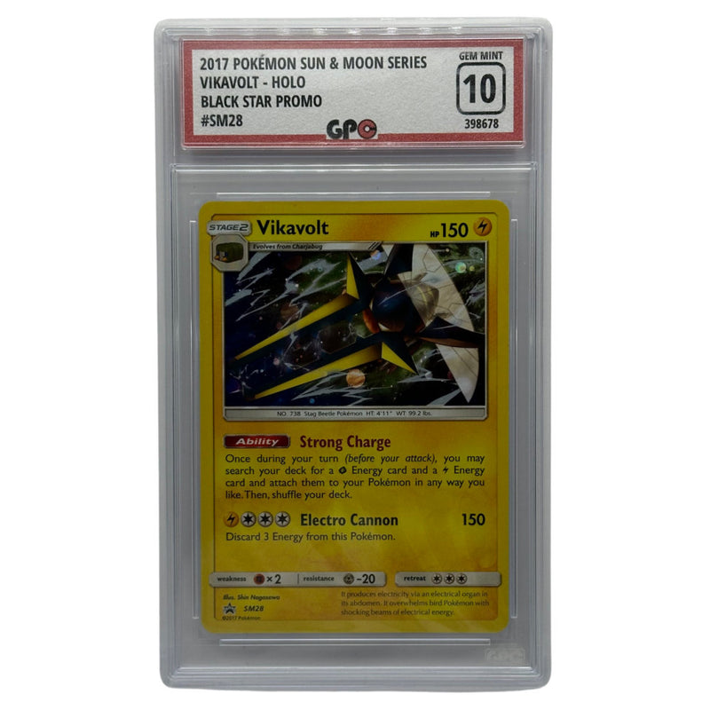 GPC 10 Vikavolt Holo #SM28 | 2017 Sun & Moon Series | SM Black Star Promo