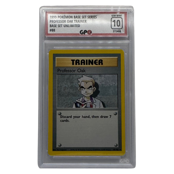 GPC 10 Professor Oak Trainer #88 1999 Original Series Base Set GPC 10 Professor Oak Trainer #88 1999 Original Series Base Set