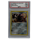 GPC 10 Aggron Holo #67 | 2017 Sun & Moon Series | Crimson Invasion Set