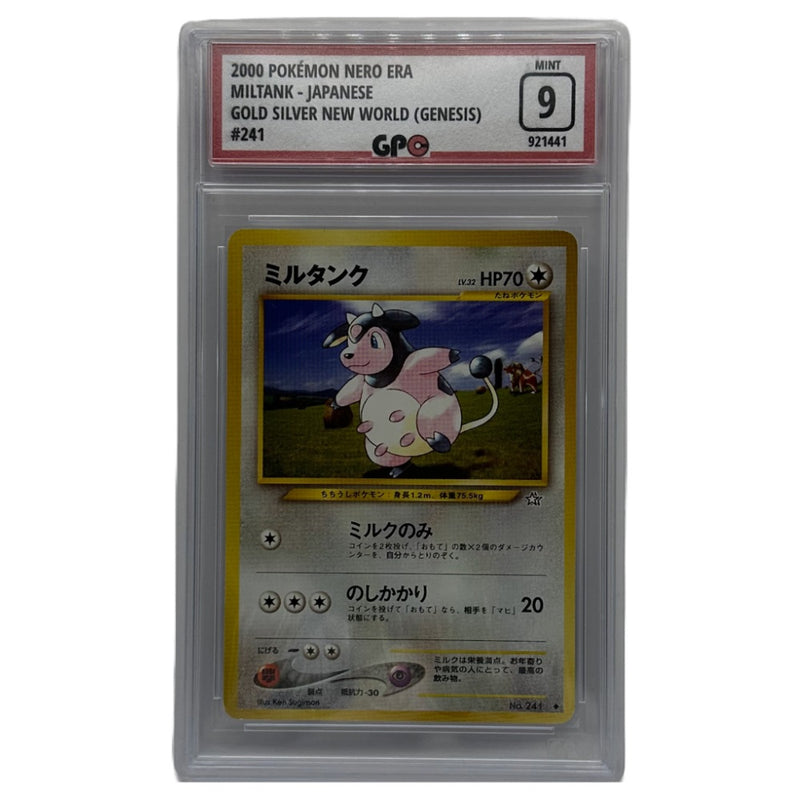 GPC 9 Miltank #241 | 2000 Japanese Neo Era | Gold Silver to a New World