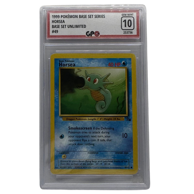 GPC 10 Horsea #49 | 1999 Original Series | Fossil Set