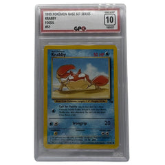 GPC 10 Krabby #51 1999 Original Series Fossil Set