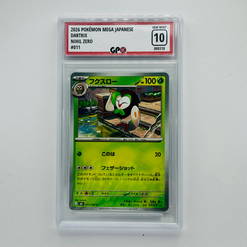 GPC 10 Dartrix #011 2026 Japanese Mega Era Nihil Zero
