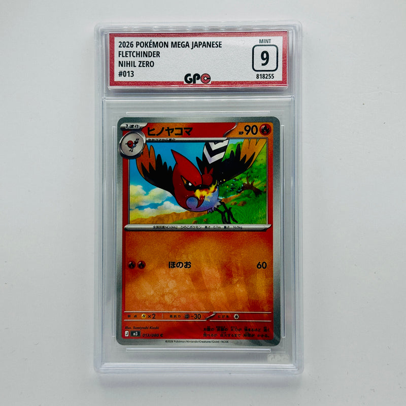 GPC 9 Fletchinder #013 2026 Japanese Mega Era Nihil Zero