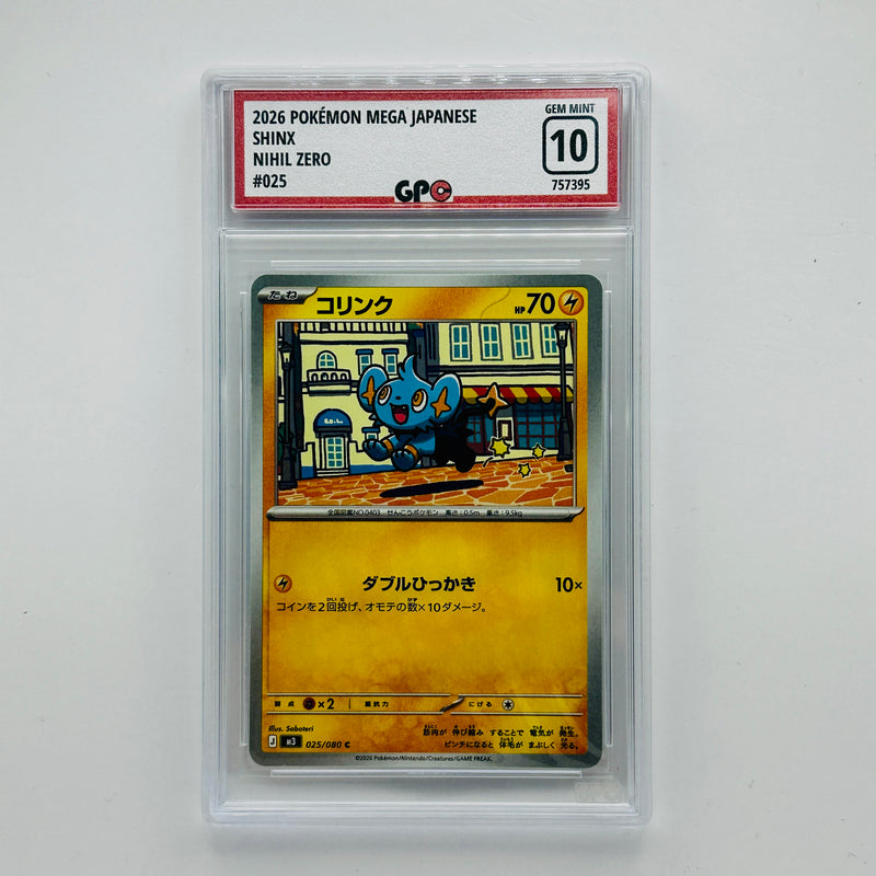 GPC 10 Shinx #025 2026 Japanese Mega Era Nihil Zero