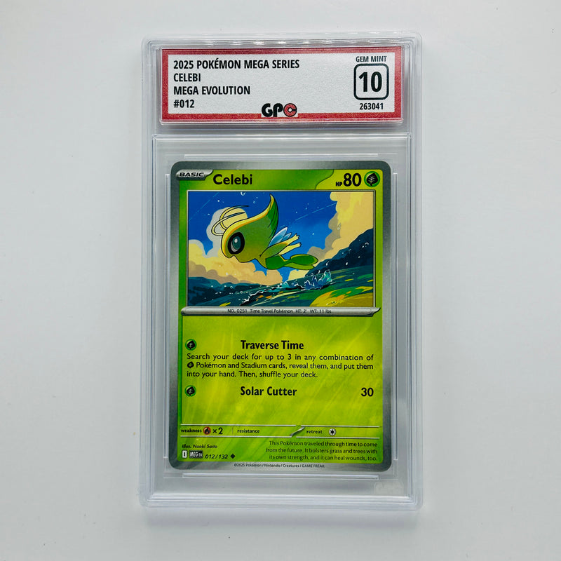 GPC 10 Celebi #012 2025 Mega Evolution Series Base Set