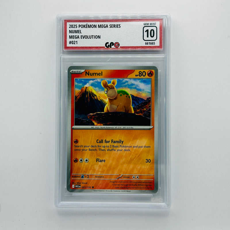 GPC 10 Numel #021 2025 Mega Evolution Series Base Set