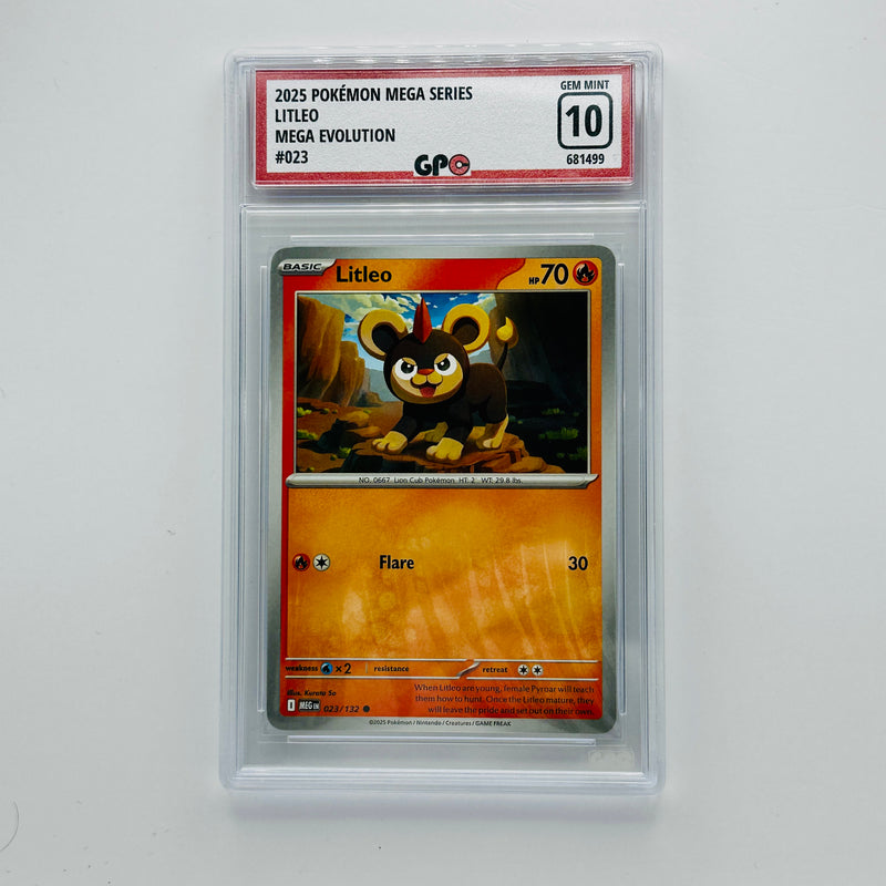 GPC 10 Litleo #023 2025 Mega Evolution Series Base Set