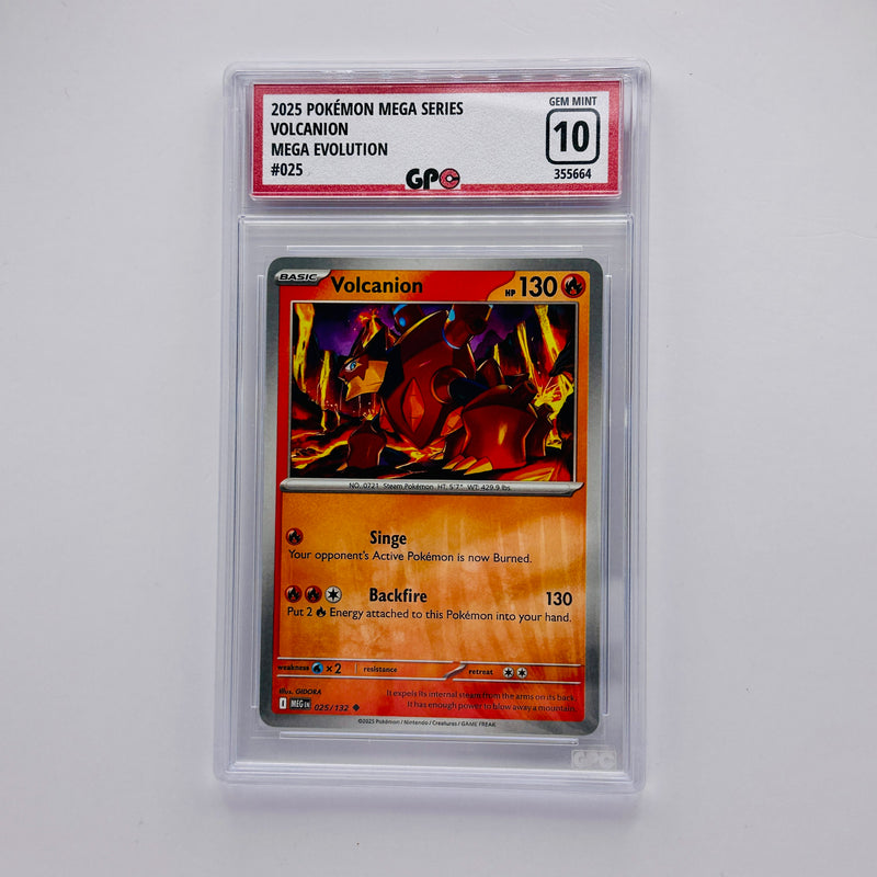GPC 10 Volcanion #025 2025 Mega Evolution Series Base Set