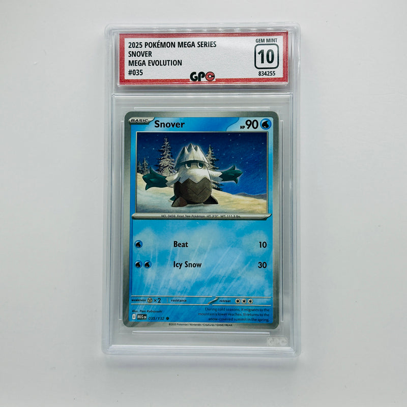 GPC 10 Snover #035 2025 Mega Evolution Series Base Set