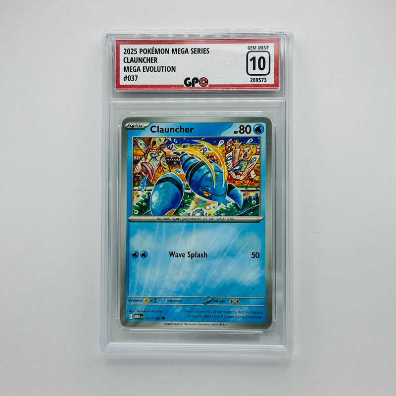 GPC 10 Clauncher #037 2025 Mega Evolution Series Base Set
