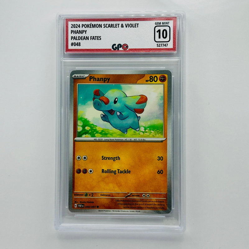 GPC 10 Phanpy #048 2024 S&V Series Paldean Fates Set