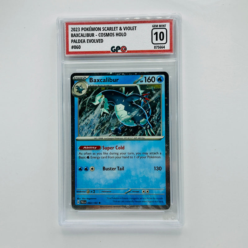 GPC 10 Baxcalibur Cosmos Holo #060 2023 S&V Series Paldea Evolved Set