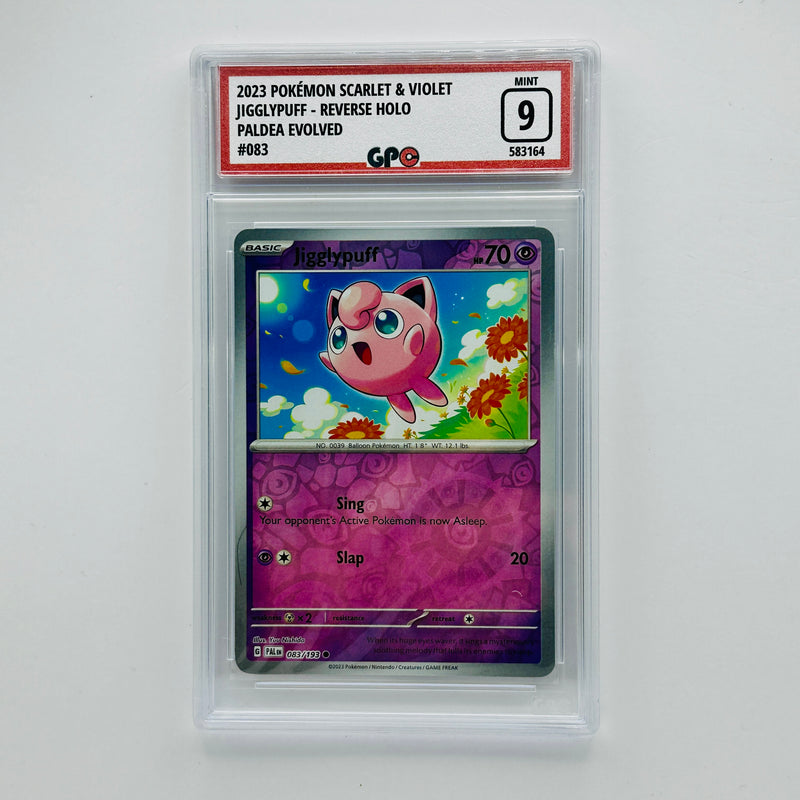 GPC 9 Jigglypuff Reverse Holo #083 2023 S&V Series Paldea Evolved Set