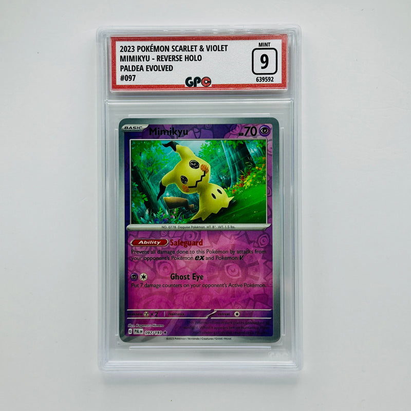GPC 9 Mimikyu Reverse Holo #097 2023 S&V Series Paldea Evolved Set
