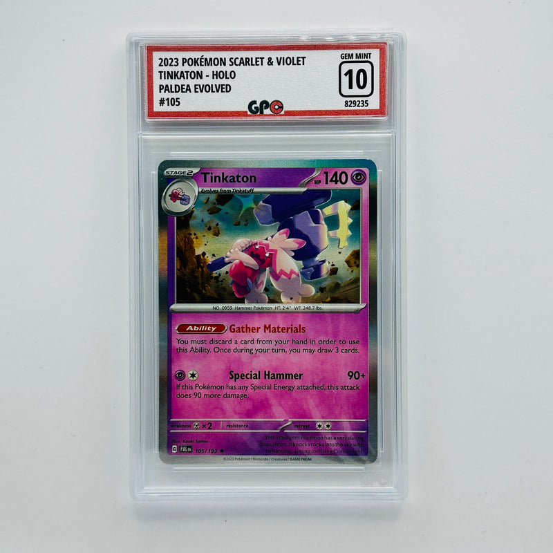 GPC 10 Tinkaton Holo #105 2023 S&V Series Paldea Evolved Set