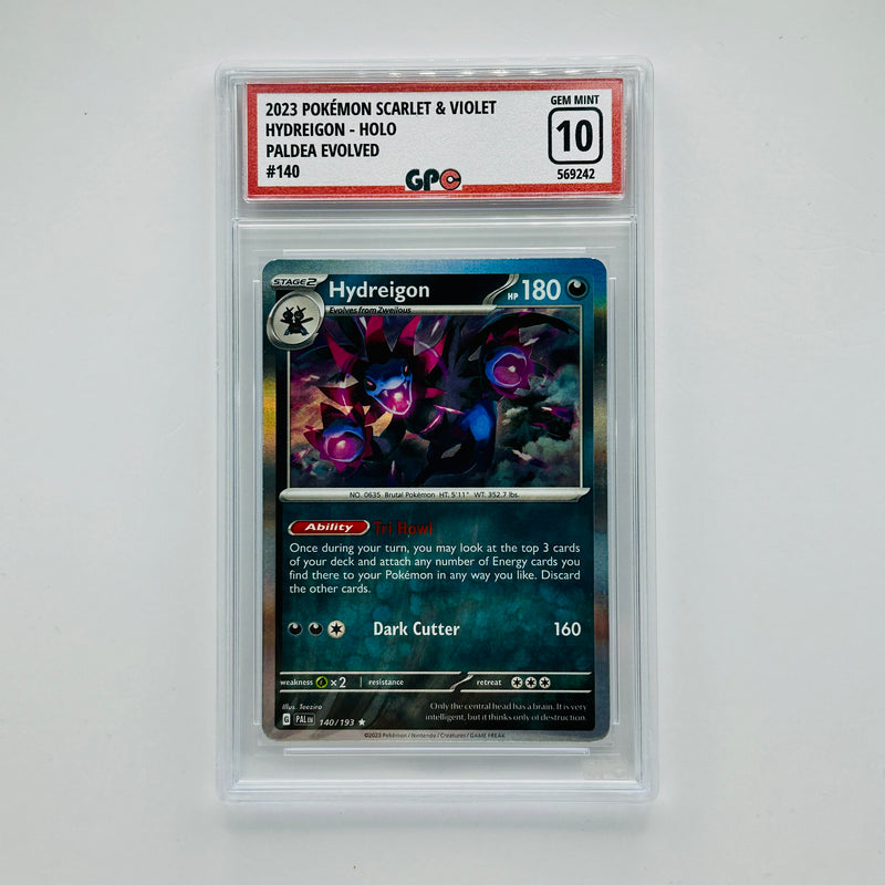 GPC 10 Hydreigon Holo #140 2023 S&V Series Paldea Evolved Set