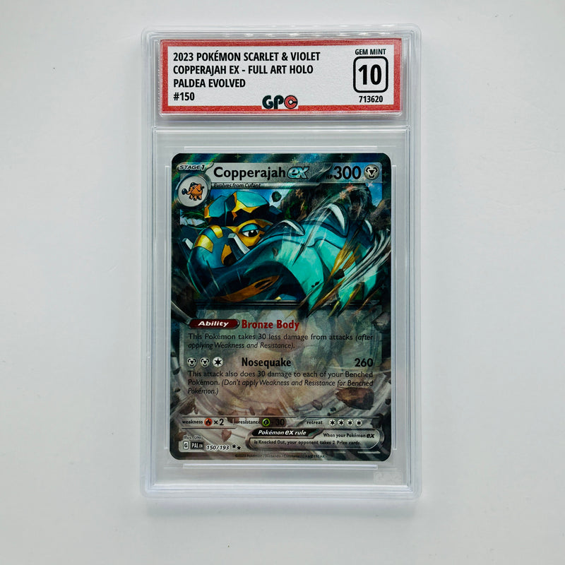 GPC 10 Copperajah EX Full Art Holo #150 2023 S&V Series Paldea Evolved Set