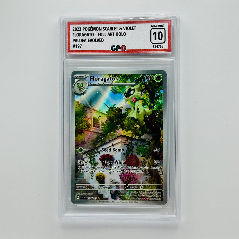 GPC 10 Floragato Full Art Holo #197 2023 S&V Series Paldea Evolved Set