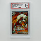 GPC 10 Lycanroc Ex Full Art Holo #241 2023 S&V Series Paldea Evolved Set