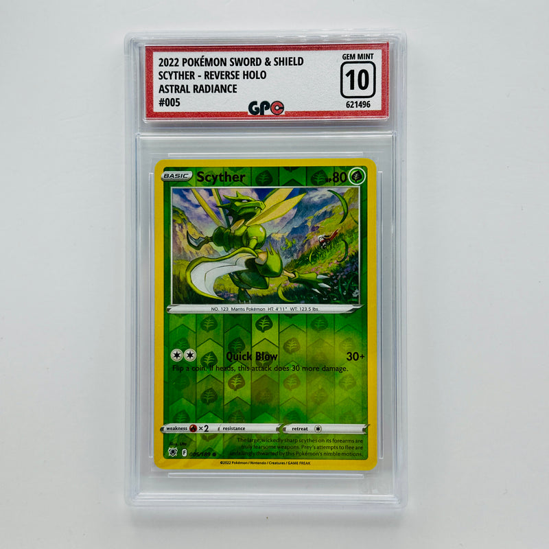 GPC 10 Scyther Reverse Holo #005 2022 SWSH Series Astral Radiance Set