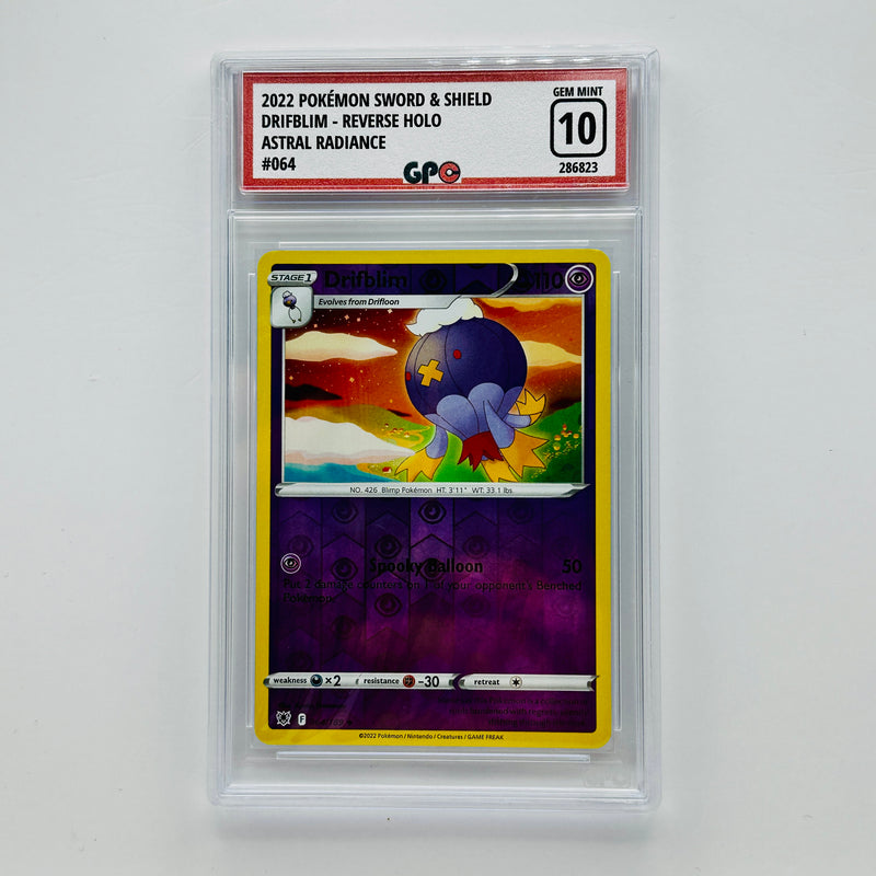 GPC 10 Drifblum Reverse Holo #64 2022 SWSH Series Astral Radiance Set