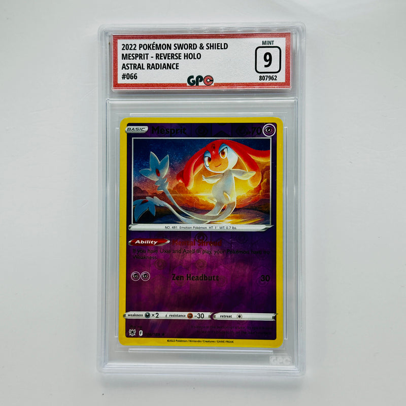 GPC 9 Mesprit Reverse Holo #066 2022 SWSH Series Astral Radiance Set