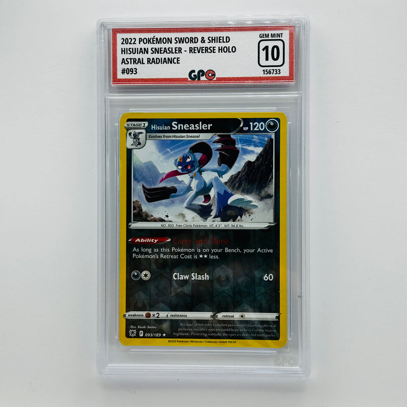 GPC 10 Hisuian Sneasler Reverse Holo #093 2022 SWSH Series Astral Radiance Set