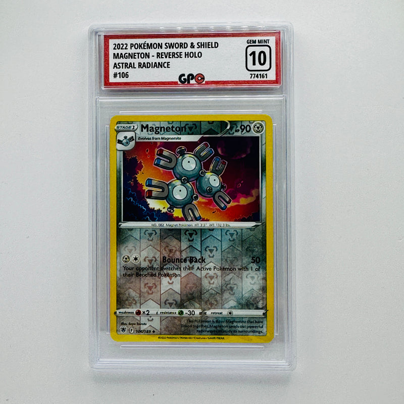 GPC 10 Magneton Reverse Holo #106 2022 SWSH Series Astral Radiance Set