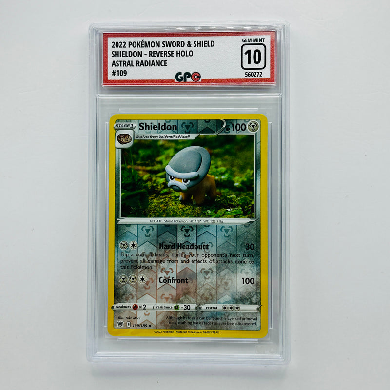 GPC 10 Shieldon Reverse Holo #109 2022 SWSH Series Astral Radiance Set