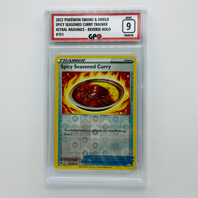 GPC 9 Spicy Seasoned Curry Trainer Reverse Holo #151 2022 SWSH Series Astral Radiance Set