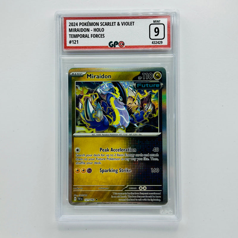 GPC 9 Miraidon Holo #121 2024 S&V Series Temporal Forces Set