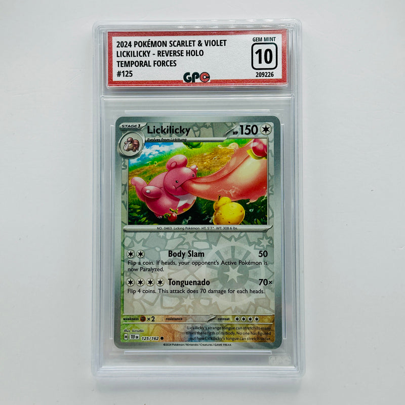 GPC 10 Lickilicky Reverse Holo #125 2024 S&V Series Temporal Forces Set