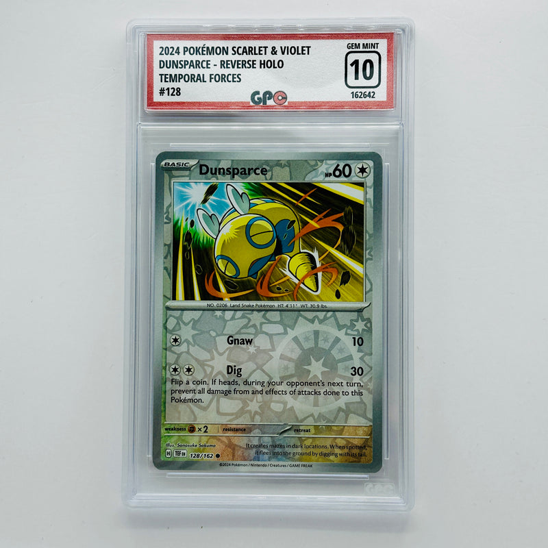 GPC 10 Dunsparce Reverse Holo #128 2024 S&V Series Temporal Forces Set