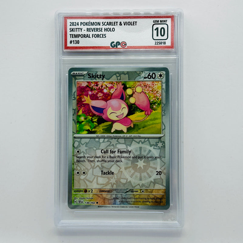 GPC 10 Skitty Reverse Holo #130 2024 S&V Series Temporal Forces Set
