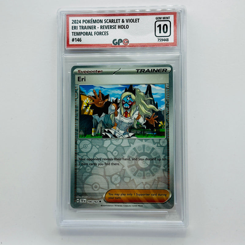 GPC 10 Eri Trainer Reverse Holo #146 2024 S&V Series Temporal Forces Set