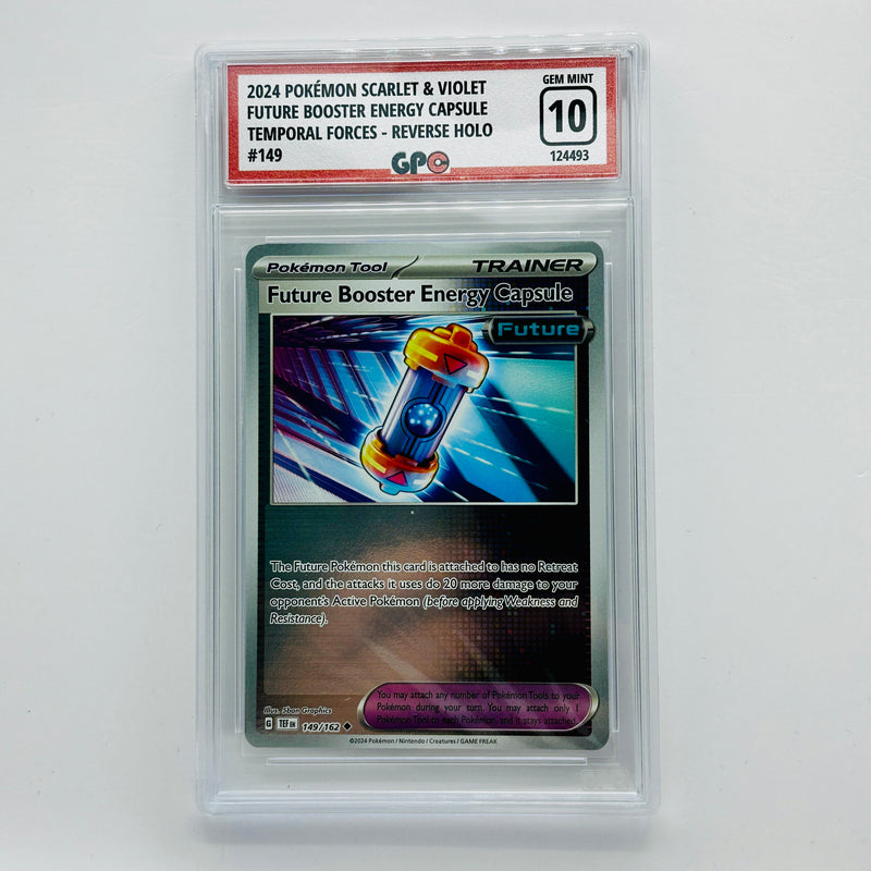 GPC 10 Future Booster Energy Capsule Reverse Holo #149 2024 S&V Series Temporal Forces Set