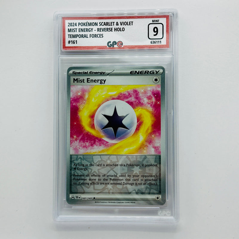 GPC 9 Mist Energy Reverse Holo #161 2024 S&V Series Temporal Forces Set