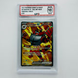 GPC 10 Incineroar Ex Full Art Holo #187 2024 S&V Series Temporal Forces Set