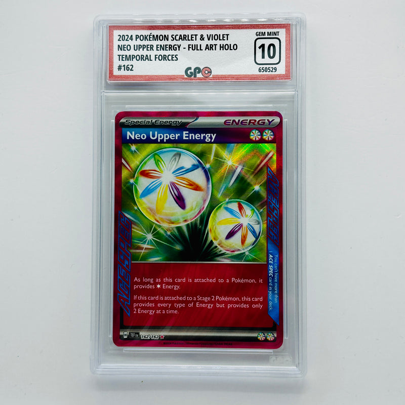 GPC 10 Neo Upper Energy Full Art Holo #162 2024 S&V Series Temporal Forces Set