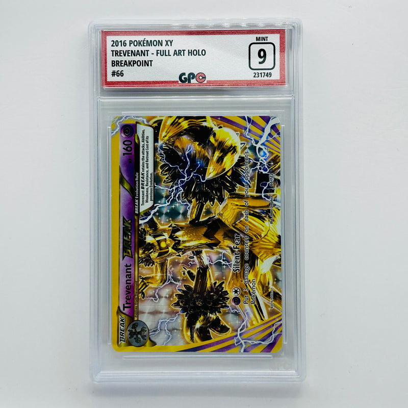 GPC 9 Trevenant BREAK Full Art Holo #66 2016 XY Series BREAKpoint Set