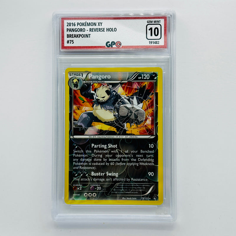 GPC 10 Pangoro Reverse Holo #75 2016 XY Series BREAKpoint Set