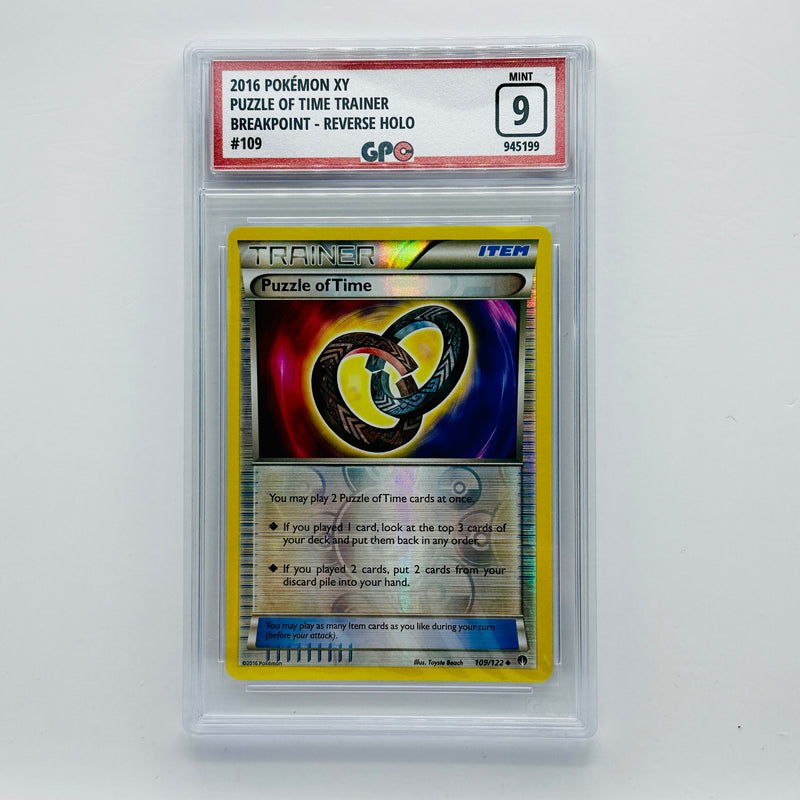 GPC 9 Puzzle of Time Reverse Holo #109 2016 XY Series BREAKpoint Set