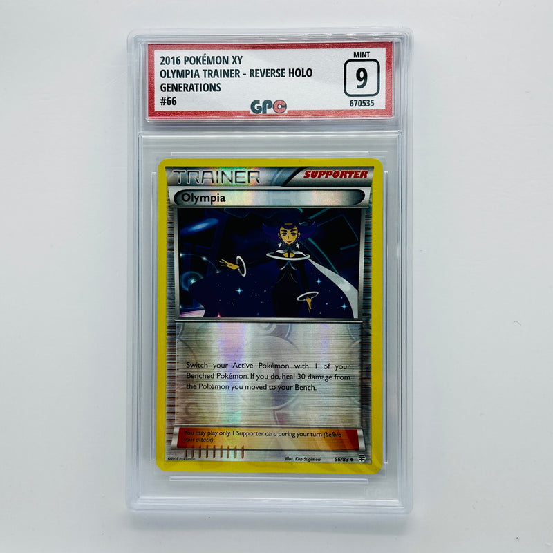 GPC 9 Olympia Reverse Holo #66 2016 XY Series Generations Set