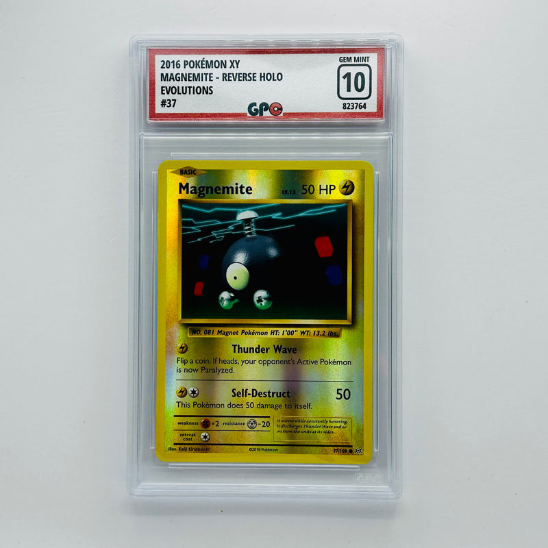 GPC 10 Magnemite Reverse Holo #37 2016 XY Series Evolutions Set
