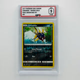 GPC 9 Carvanha Reverse Holo #81 2017 S&M Series Sun & Moon Base Set