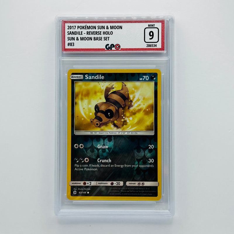 GPC 9 Sandile Reverse Holo #83 2017 S&M Series Sun & Moon Base Set