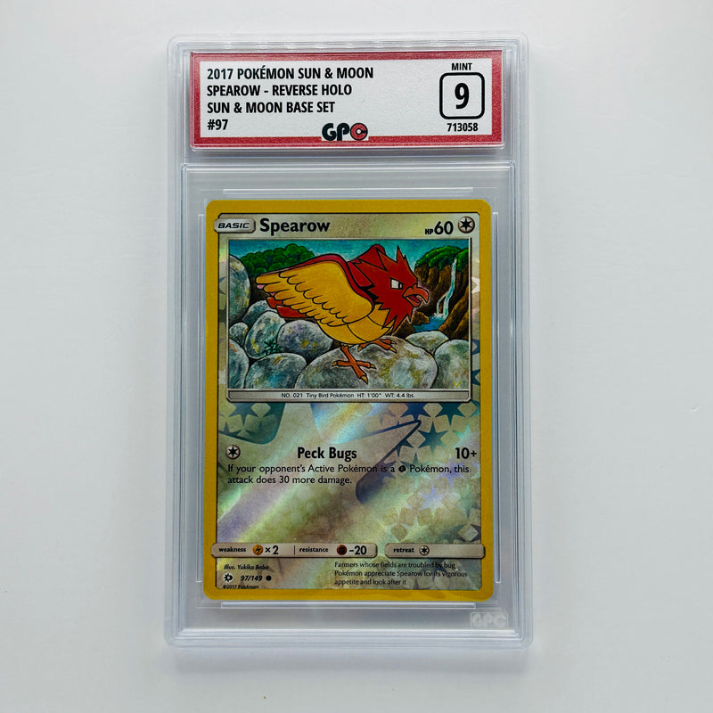 GPC 9 Spearow Reverse Holo #97 2017 S&M Series Sun & Moon Base Set